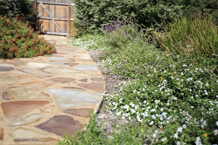 Flagstones in Concrete