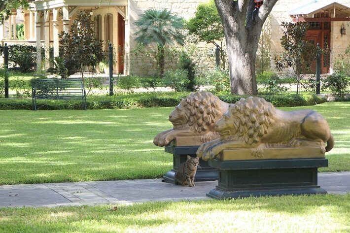 Classic Stone Lions