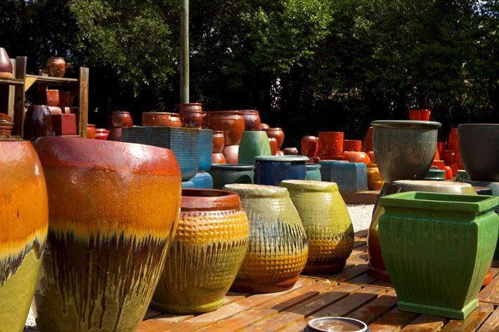 Multi-Colored Pots