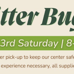 May calendar entry for Litter Bug cleanup day on the 16th.