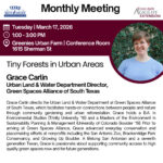 March Calendar entry for Master Gardeners presentation on the 17th.