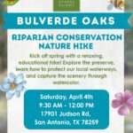 April calendar entry for Green Spaces Alliance conservation hike on the 4th.