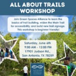 June calendar entry for Green Spaces Alliance workshop on the 6th