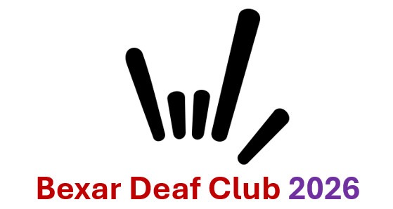 August calendar entry for Bexar Deaf Club event on the 13th