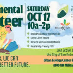 Event graphic for the Environmental Volunteer Expo. Saturday, October 17th from 10 am- 2pm.