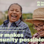 October calendar graphic for Imagine a World Without Water in American Sign Language on the 8th